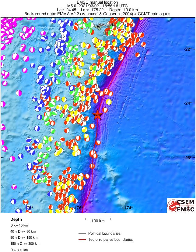 Regional moment Tensor