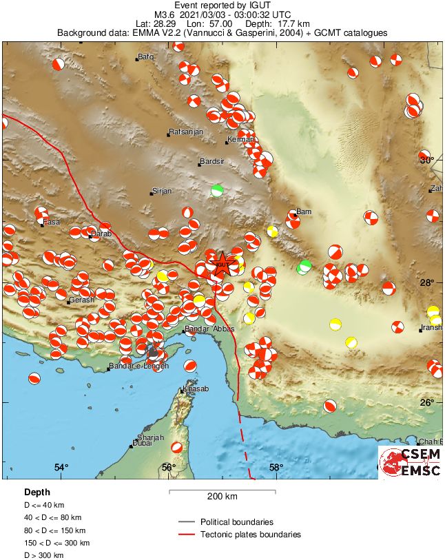 Regional moment Tensor