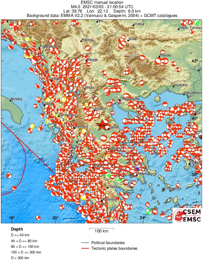 Regional moment Tensor