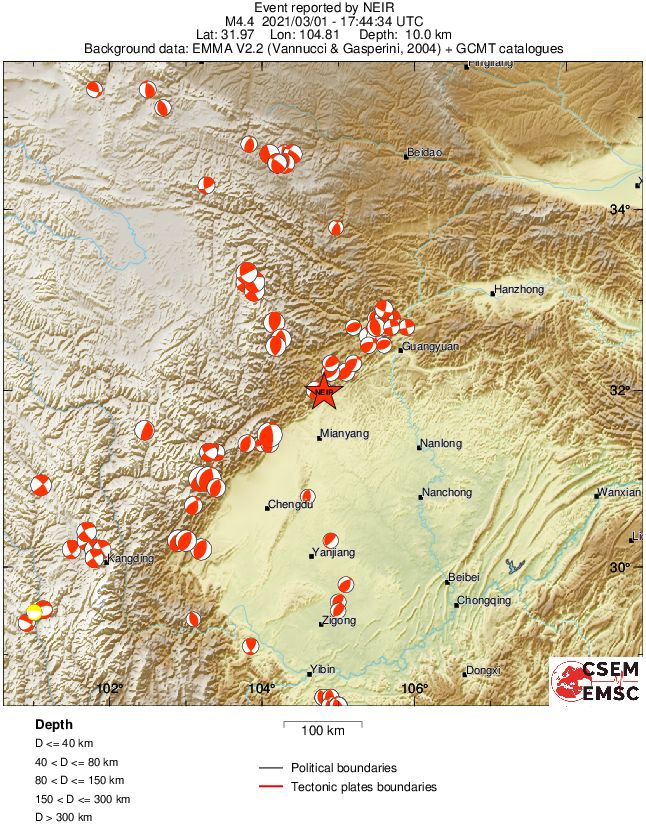 Regional moment Tensor