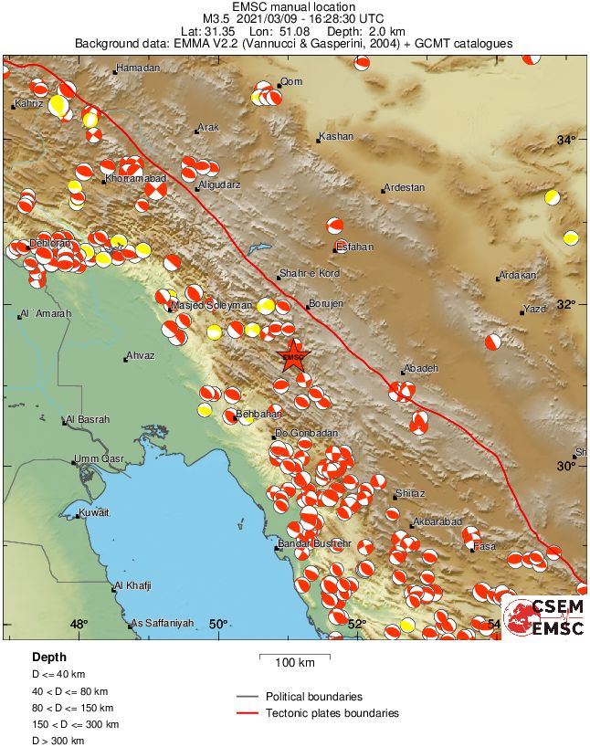 Regional moment Tensor