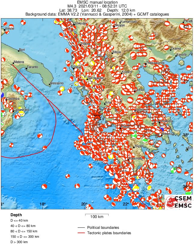 Regional moment Tensor