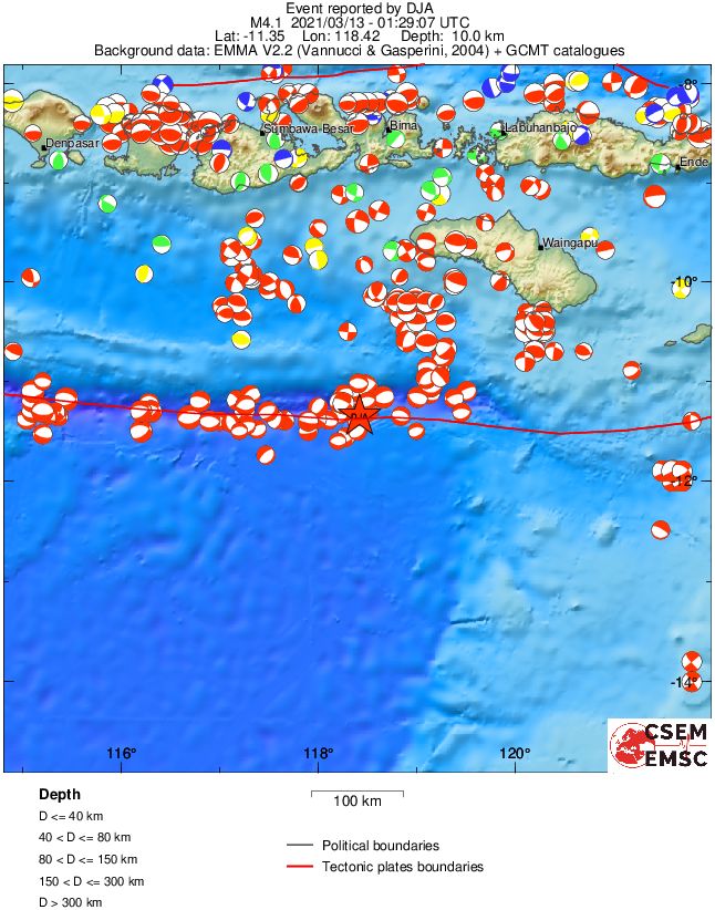 Regional moment Tensor