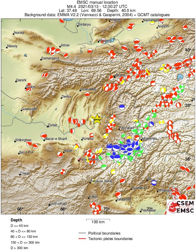 Regional moment Tensor