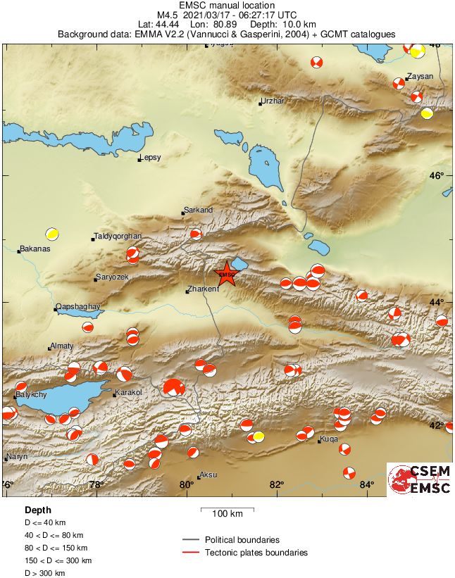 Regional moment Tensor