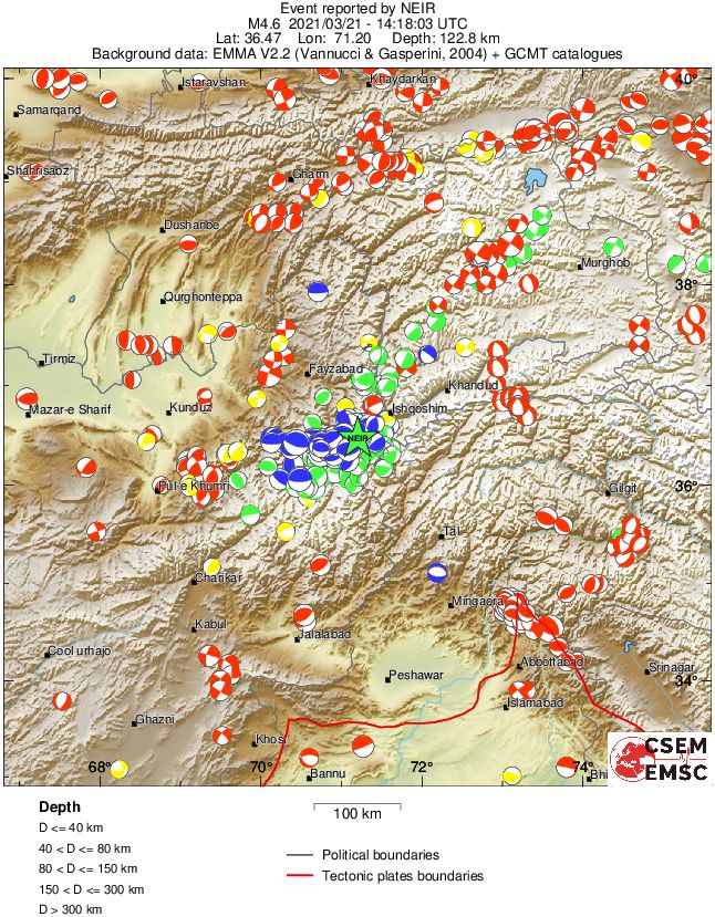 Regional moment Tensor