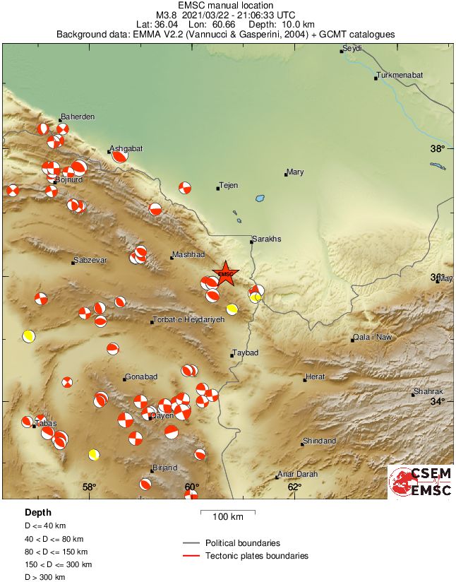 Regional moment Tensor