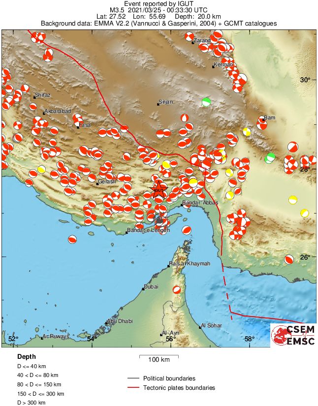 Regional moment Tensor