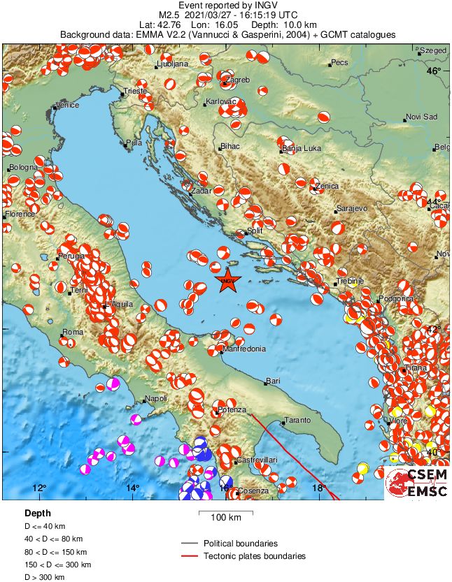 Regional moment Tensor