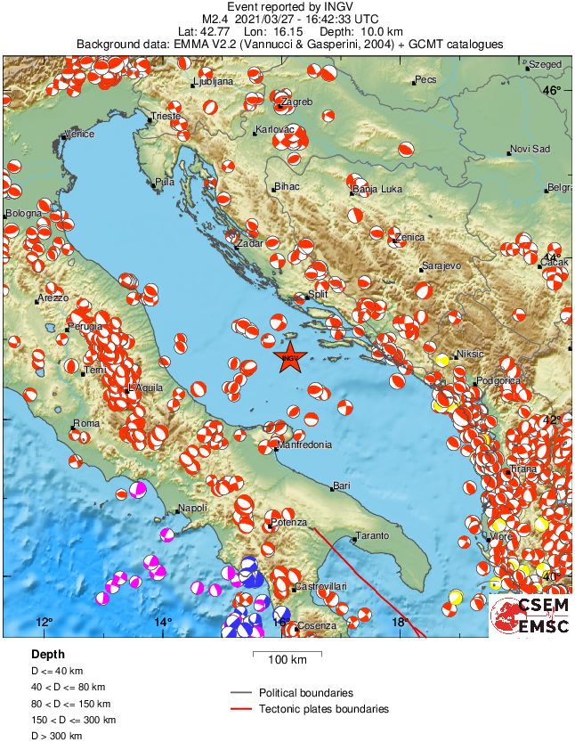 Regional moment Tensor
