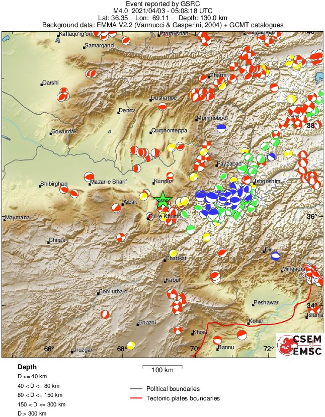 Regional moment Tensor