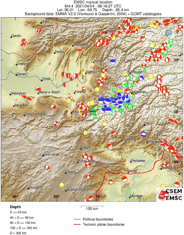 Regional moment Tensor