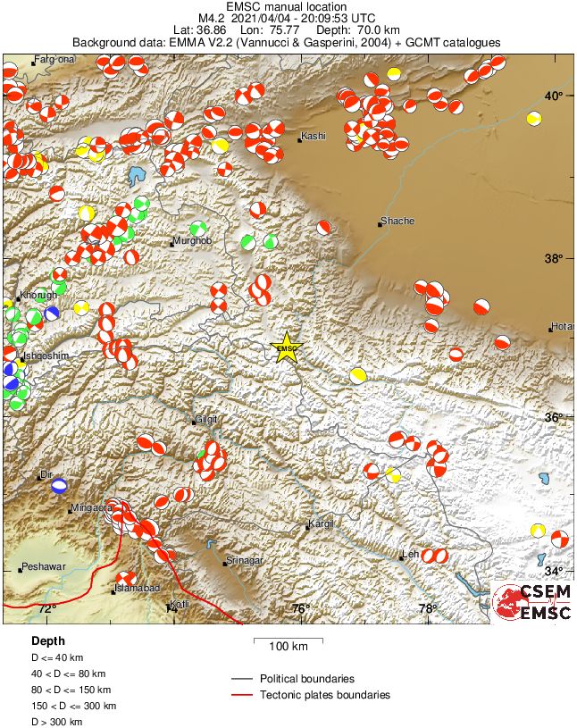 Regional moment Tensor
