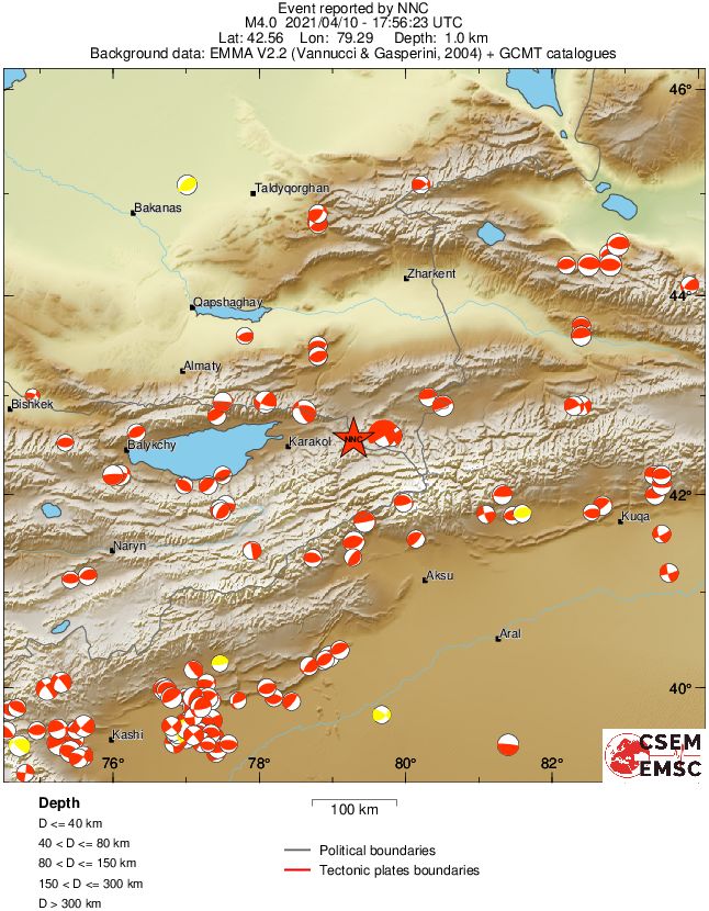 Regional moment Tensor