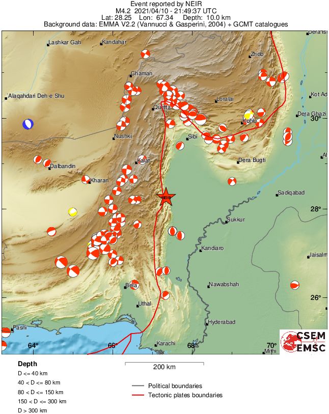 Regional moment Tensor