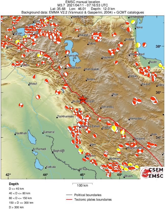 Regional moment Tensor