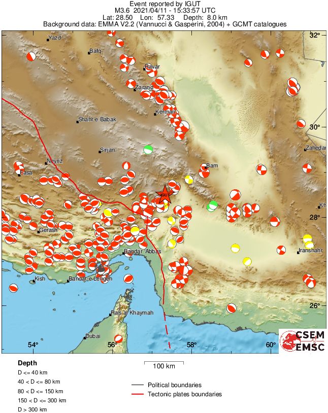Regional moment Tensor