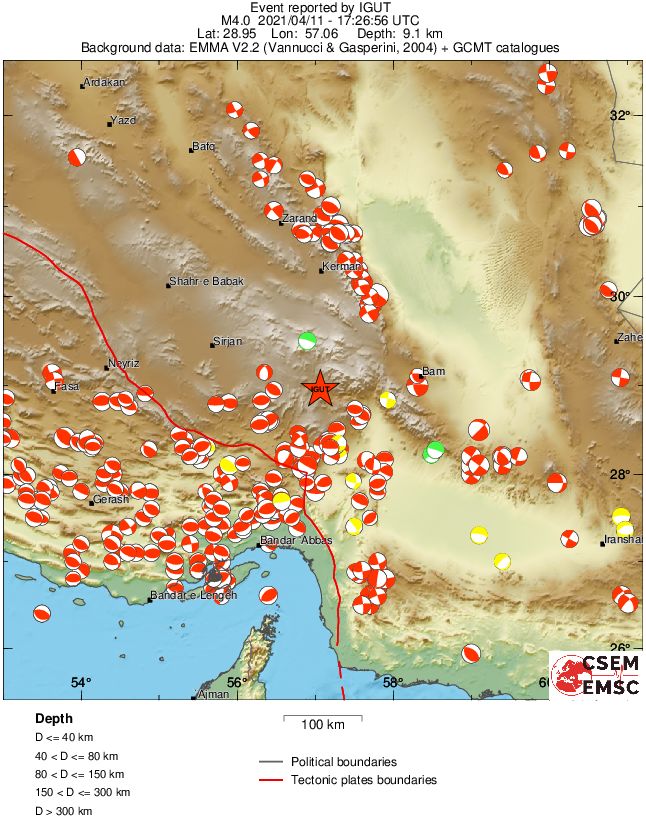 Regional moment Tensor