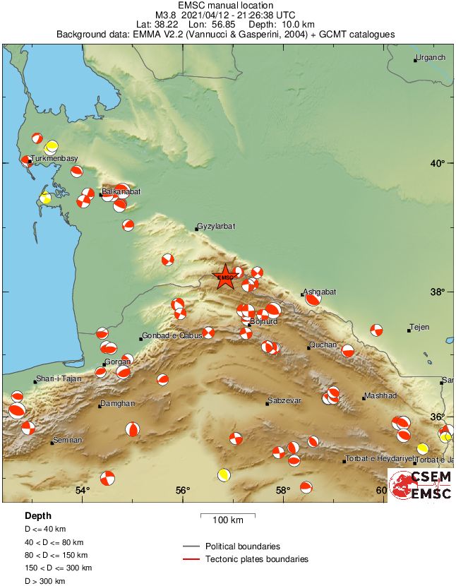 Regional moment Tensor