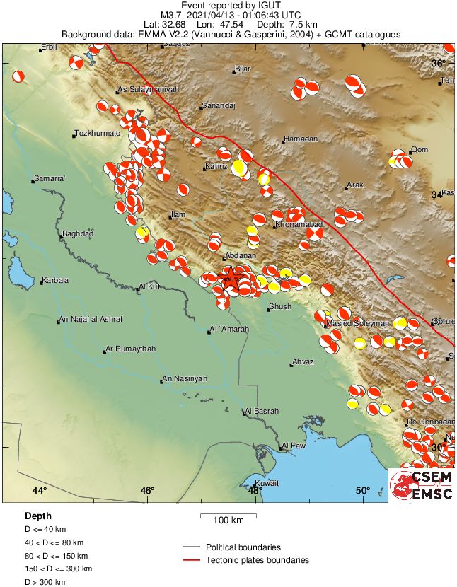 Regional moment Tensor