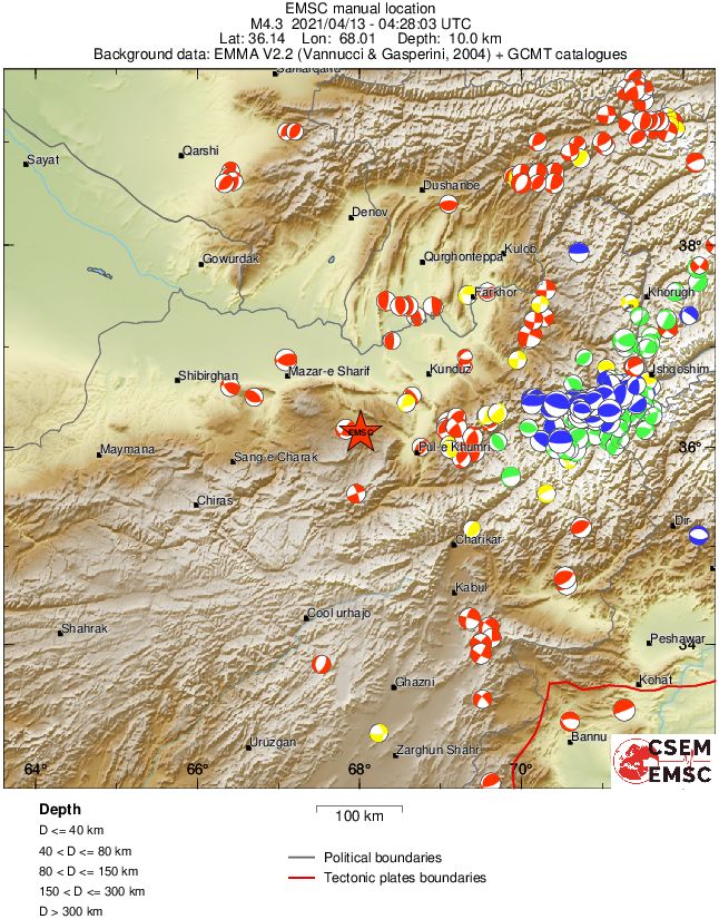 Regional moment Tensor
