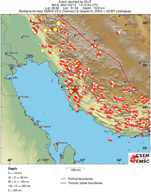 Regional moment Tensor