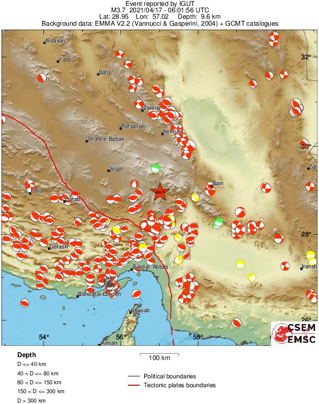 Regional moment Tensor