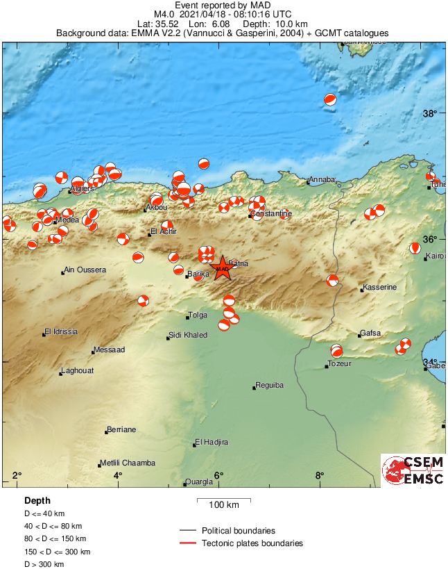 Regional moment Tensor