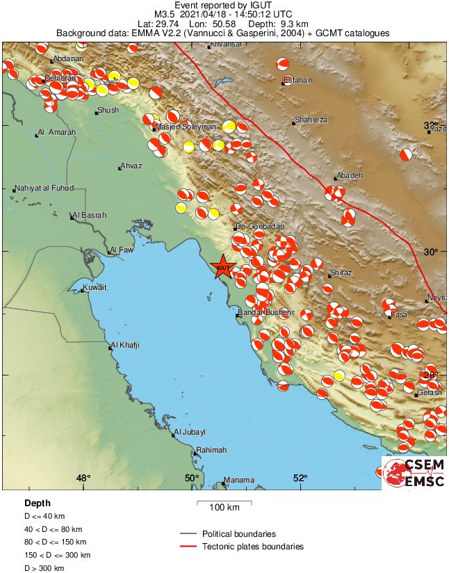 Regional moment Tensor