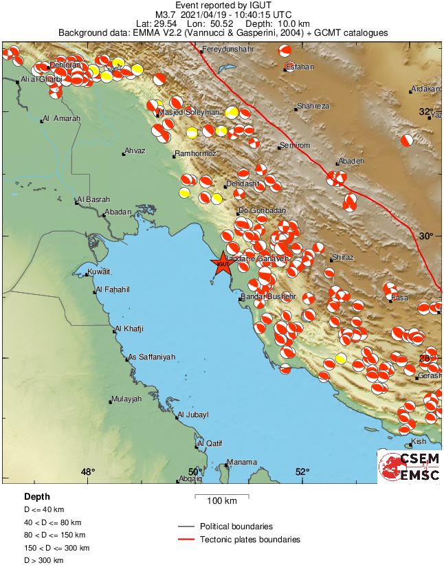 Regional moment Tensor