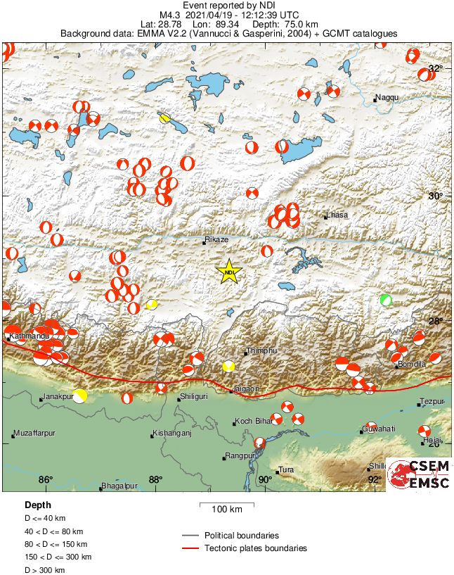 Regional moment Tensor