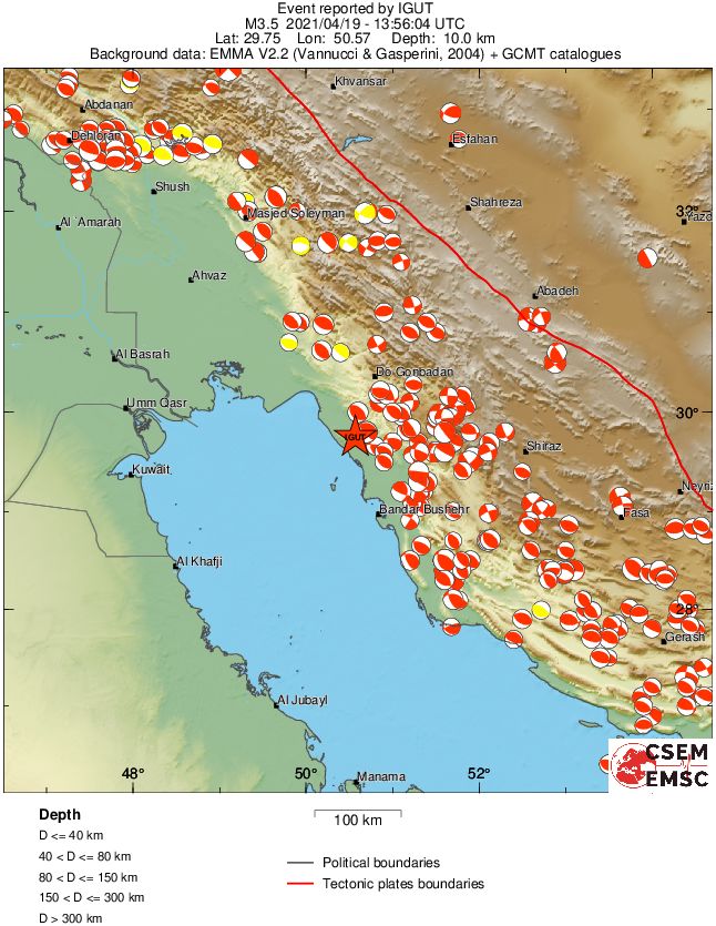 Regional moment Tensor