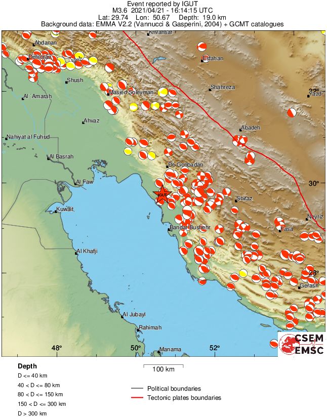 Regional moment Tensor