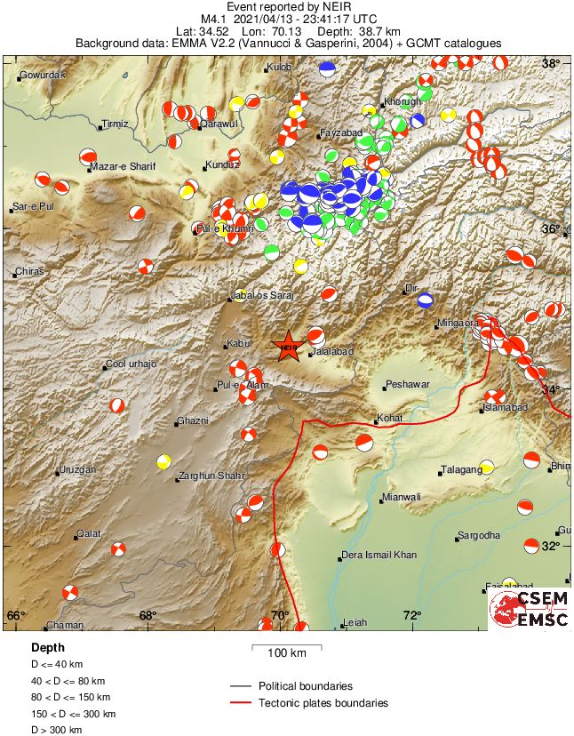 Regional moment Tensor