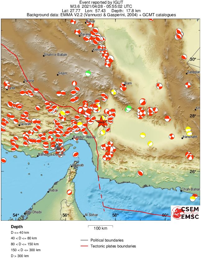Regional moment Tensor