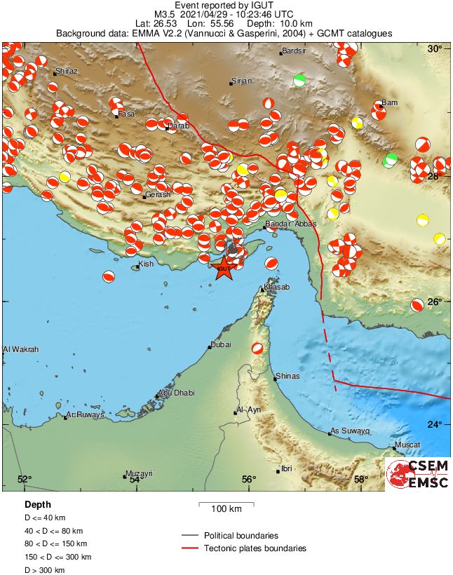 Regional moment Tensor