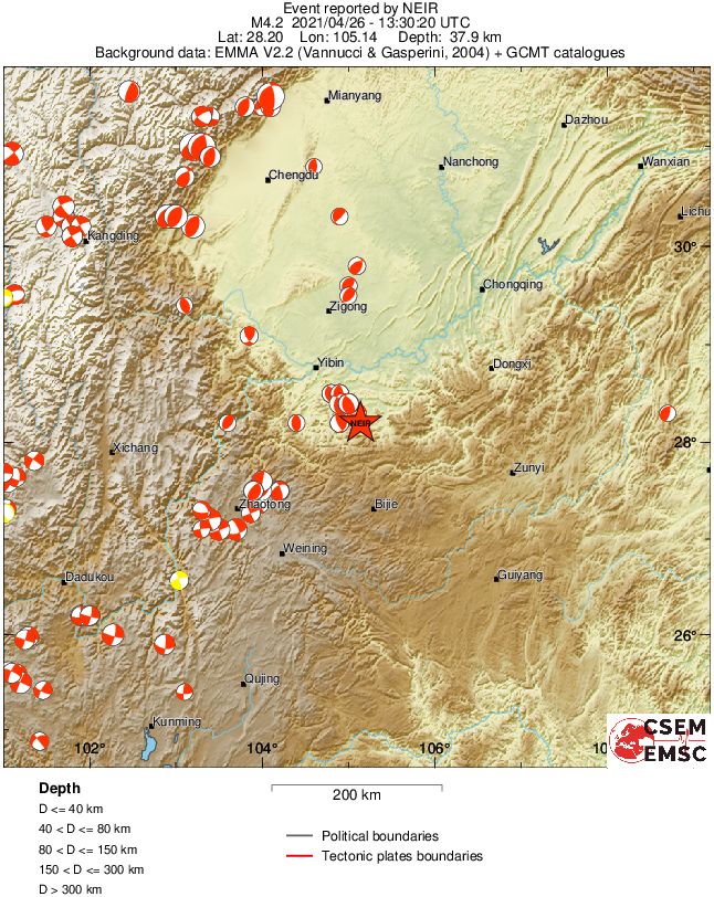 Regional moment Tensor