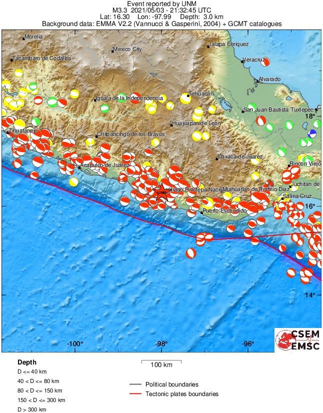 Regional moment Tensor