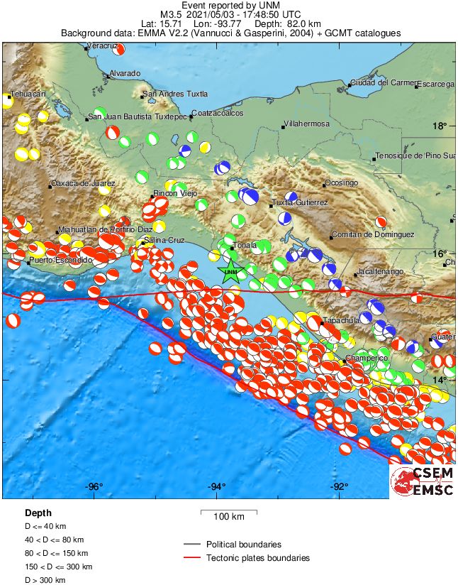 Regional moment Tensor