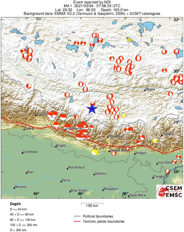 Regional moment Tensor