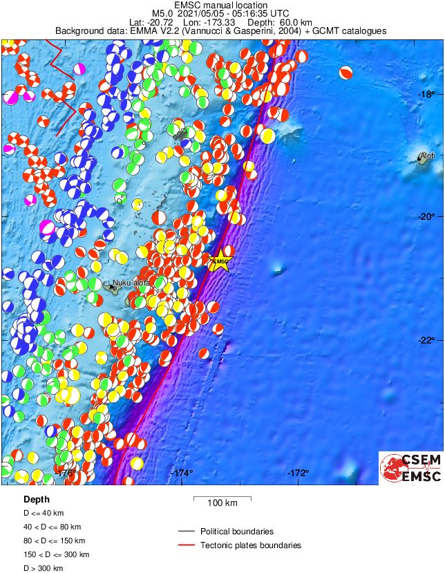 Regional moment Tensor