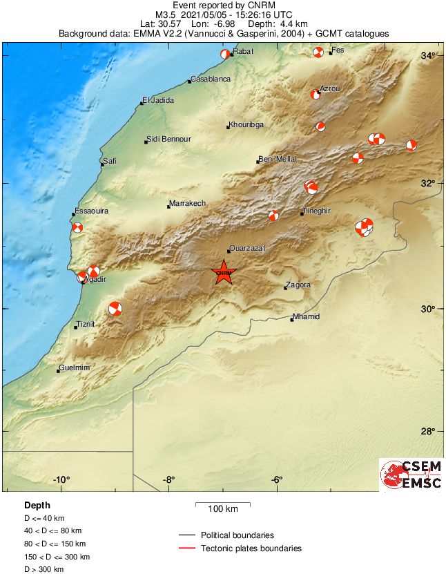 Regional moment Tensor