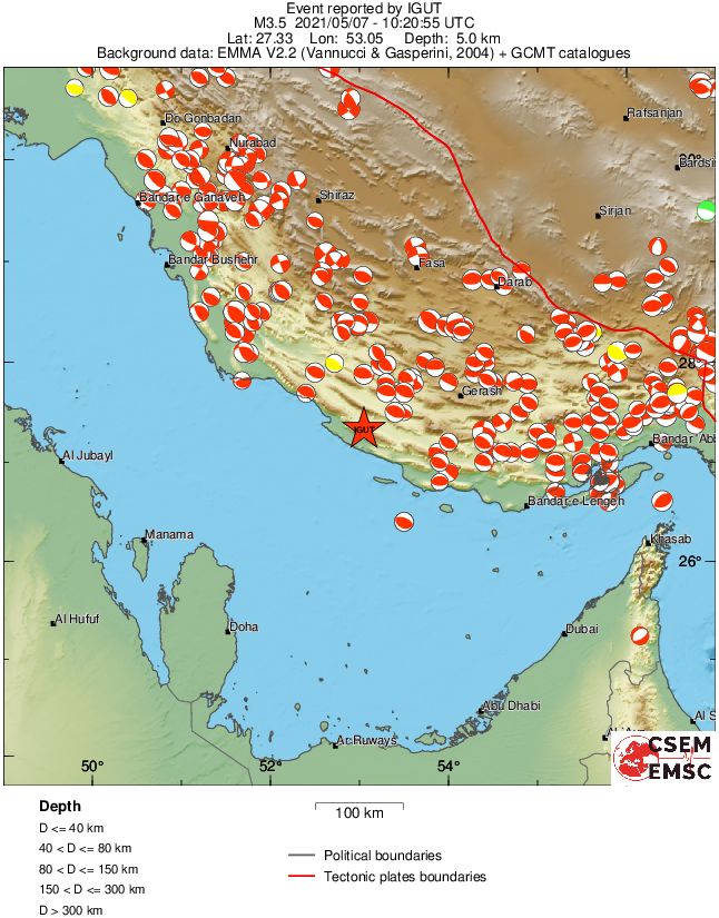 Regional moment Tensor