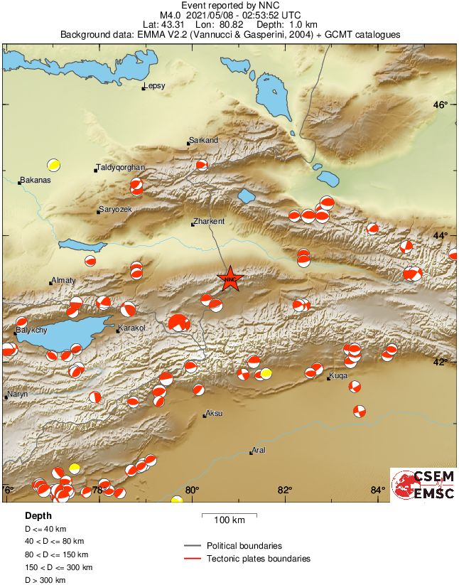 Regional moment Tensor