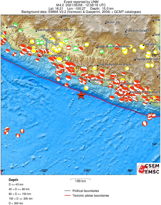 Regional moment Tensor