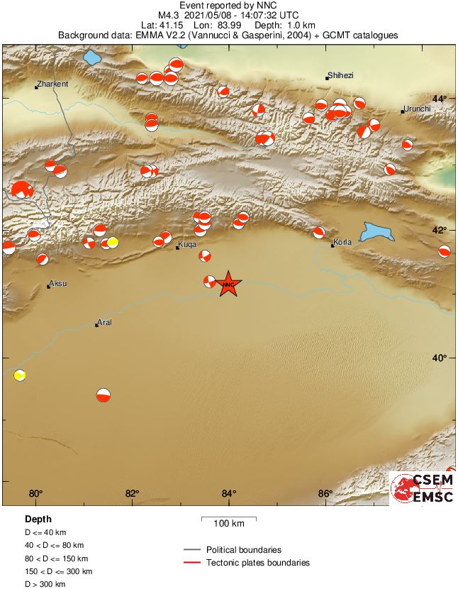 Regional moment Tensor