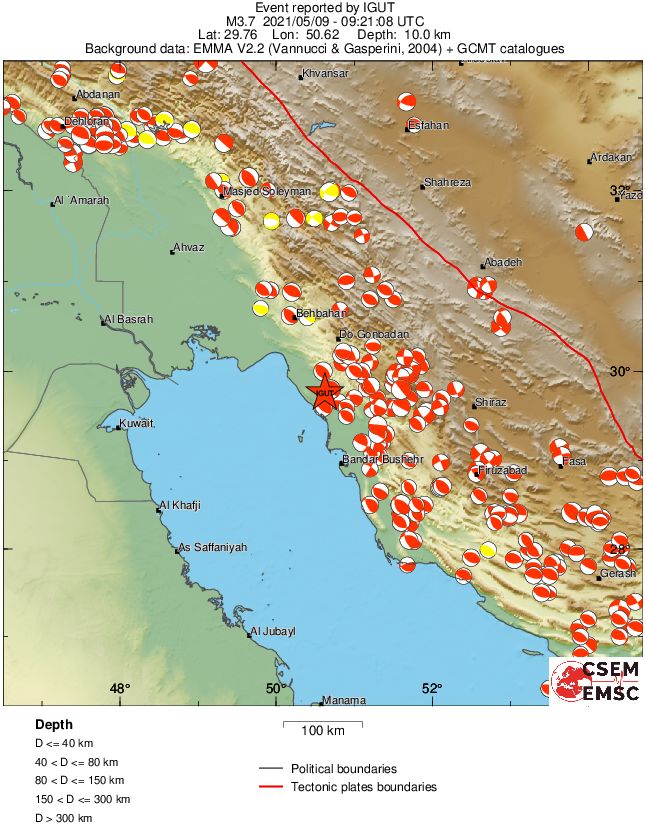 Regional moment Tensor