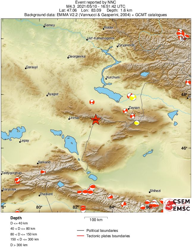 Regional moment Tensor