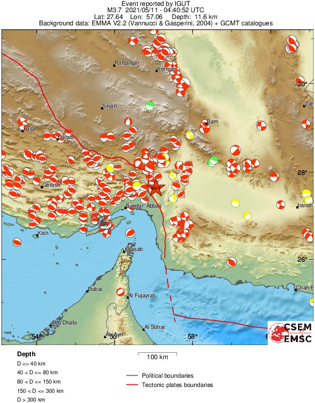 Regional moment Tensor