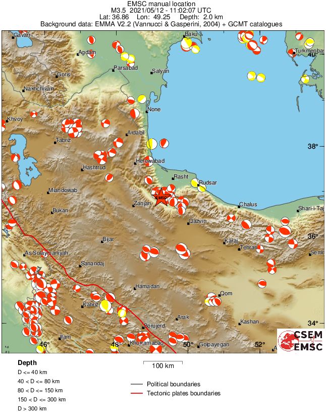 Regional moment Tensor